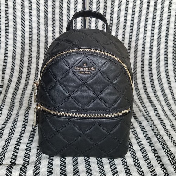 Kate Spade Mini Convertible Natalia Backpack Black - Picture 2 of 11